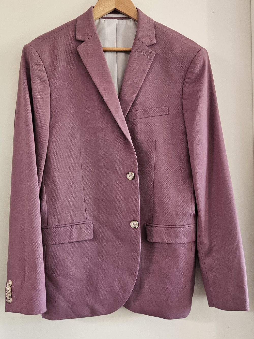 River Island Mauve Single-Breasted Blazer